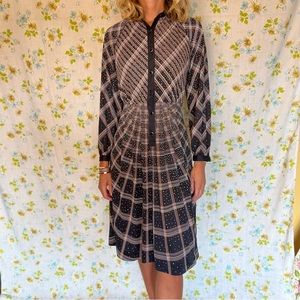 World coordinate LTD long sleeve shirt dress.